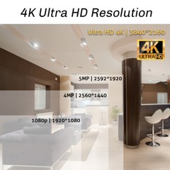 32 Channel NVR 32 X 4K Outdoor Indoor Microphone Turret Security Camera System