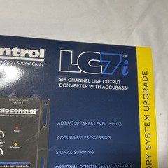 Audio control LC7i 6-Channel Active Line Output Converter AccuBASS Car Audio G1