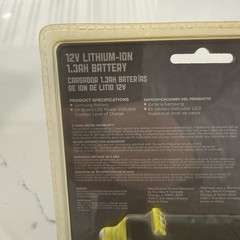 Master Mechanic 212614 Lithium-Ion 1.3Ah Battery, 12V