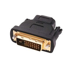 DTech DVI Male to HDMI Female Adapter, Bi-Directional Converter