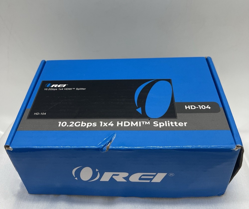 Orei HD104 1×4 Powered HDMI Splitter 10.2GBPS 4K2K@30Hz New