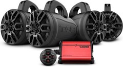 DS18 MP4TP.4A 4 HYDRO 4″ Wakeboard Tower Speakers 600W With Amplifier Bluetooth