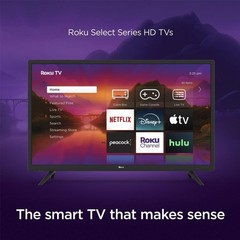 Roku 32 inch Select Series HD LED Refurbished Smart TV w/ Voice Remote