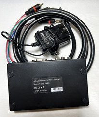 Analog to Digital Video Converter – VGA, Pr Pb Y to HDMI w/Cable