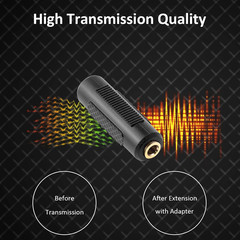 3.5Mm to 3.5Mm Stereo Jack Audio Adapter Female/Female Connectors,Gold Plated (5