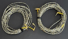 XLO/VDO ER-11 THX 40ft Pair Speaker Cables Gold Spade/Banana Terminated