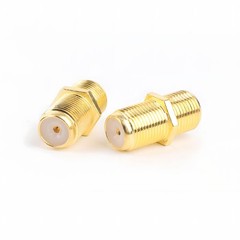5PCS F Type Coax Coaxial Cable Coupler Female Jack Adapter Connector NEW