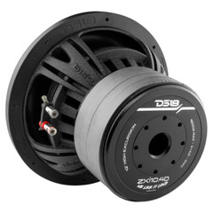 DS18 10″ Car Subwoofer – 800 Watts Rms 4-ohm DVC ZXI10.4D 10in Bass Speaker