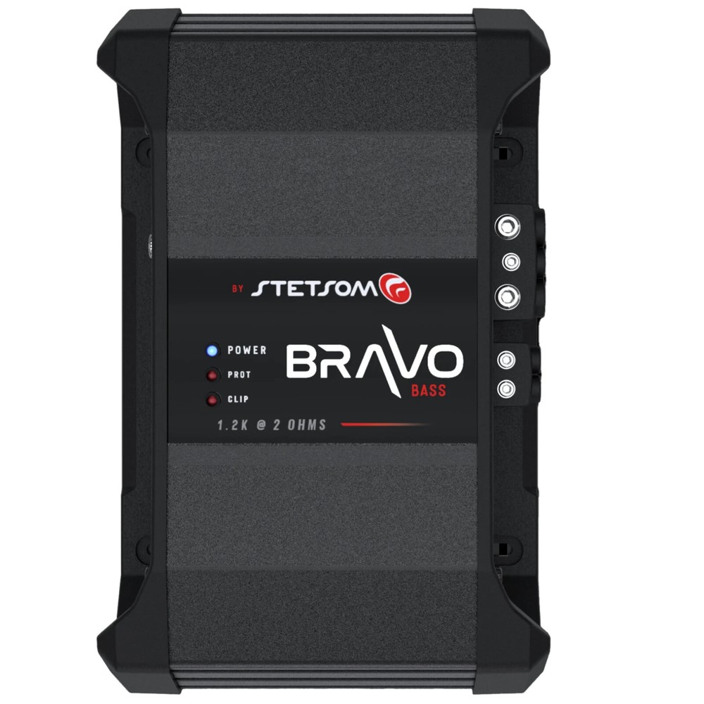 Stetsom BRAVO BASS 1.2k 2ohm Amplifier Mono 1 Channel Class D BASS 1200W