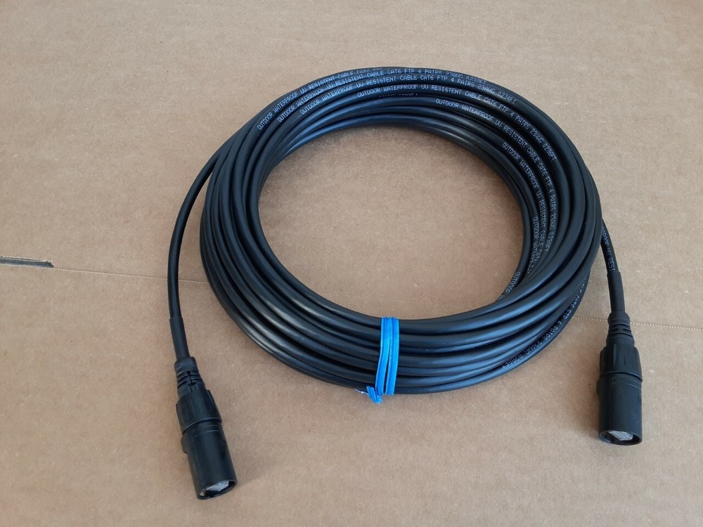 PRO CAT6 Tactical Shielded w/Neutrik Ethercon Digital Audio Cable RJ45