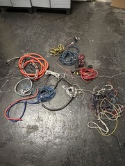 Bulk Lot Car Audio Speaker Wire & Power Cable – 1/0 Gauge, RCA, Mixed Wiring