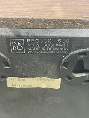 Vintage Pair of Speakers B&O Beovox S30 4-8Ω 30 (50Watt) Type 6301