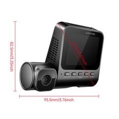 AZDOME 3 Channel Dash Cam 1080P+1080P+VGA 24H Parking Mode Night Vision G-sensor