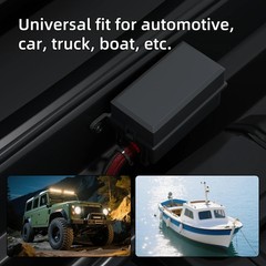 12V Fuse Relay Box 6 Relays and 6 Way ATC/ATO Fuses for Auto Car Marine Boat