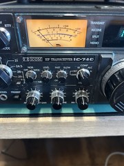Icom IC-740 HF Mono Band Ham Radio Transceiver SSB CW AM w/ Power Supply & Meter