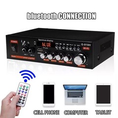 1000W Small Bluetooth Power Amplifier Stereo Receiver Audio Amp USB Music Player