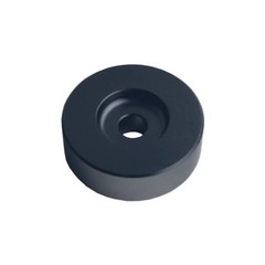 45 RPM Record Adapter Solid Aluminum 7 Inch Records Vinyl Dome Black