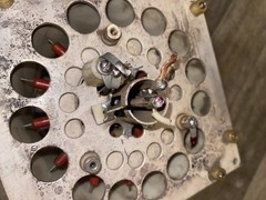 Used Good Condition ONE SOVIET CERAMIC TUBE SOCKET GU-43B /ГУ-43Б/ 19/04/77 Date