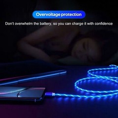 3 Pack 6FT LED Fast Charge Cable 8 Pin USB Cord for Apple iPhone 8 X XR 11 12 13