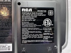 Portable DVD RCA DRC99371EB, CD and JPG Player (7″) with Bag-Excellent condition