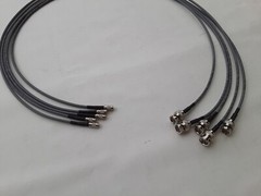 US MADE 5 Pack 735A Video Cable 75-ohm Din 1.0/2.3 to BNC Male 3ft.