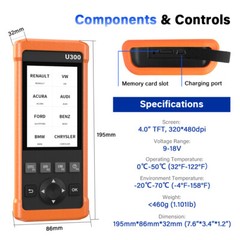 LAUNCH OBD2 Scanner Engine Fault Transmission Code Reader Car Diagnostic Tool