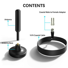 5600 Miles Upgraded TV Antenna Digital HD Antena Indoor HDTV 1080P 4K W/Magnetic