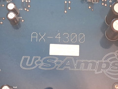 DEMO OLD SCHOOL US AMPS U.S. AMPS U.S.A AMPS AX-4300 4 CHANNEL 360 WATT AMP