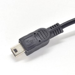 1pc 30cm Mini USB Male Plug Cable 2 Wires Power Pigtail Cable Cord DIY