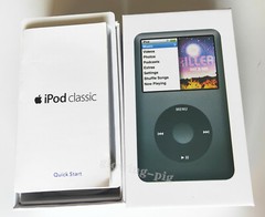 Packaging Box Only For iPod Classic 7th Generation 160 / 256 /512 Silver & Black