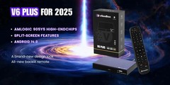 New 2026 V6 Plus + Mini Keyboard. Backlit Voice Remote, 8K, Lifetime Support.