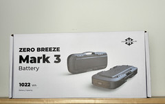 ZERO BREEZE Mark 3 Battery, 1022Wh Li-ion Battery, 48V DC, 2.5 hour fast charge