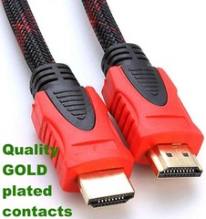 DURABLE! 30ft long HDMI Gold Male~M Cable/Cord HDTV/Plasma/TV/LED/LCD 1080p v1.4