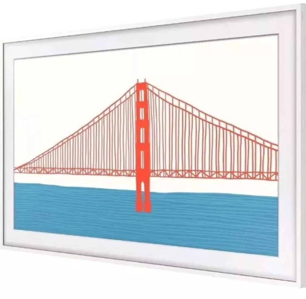 Samsung VG-SCFA55WTBZA 55″ The Frame Customizable Bezel Modern – White