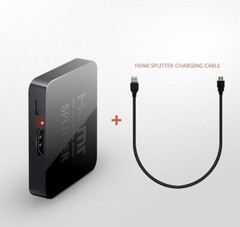 HDMI Splitter 1 In 2 Out 4K HDMI Splitter 1 To 2 Amplifier For Full HD 1080P 3D