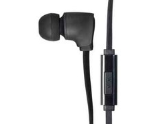 Monoprice Premium 35mm Wired Earbuds Headphones – Black With In Line Microphone