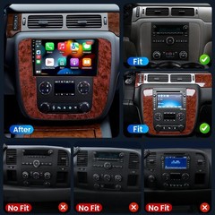 For GMC Yukon Chevy Tahoe Suburban Android 13 Apple Carplay Car Stereo Radio GPS