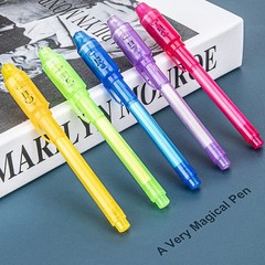 STENDA Invisible Spy Ink Pen 5 PCS, With UV 1 Count (Pack of 5), Multicolor