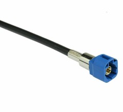 FAKRA HSD LVDS C Single Blue 0.8m Shielded Dacar 535 4-Core Cable For BMW AUDI