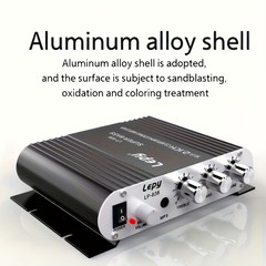 50W Car Audio Power Amplifier Hifi Stereo 2.1 Channel Bass Amp 12V Car Home