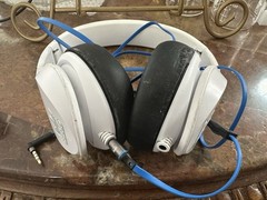 Adidas Over-Ear Wired Headphones (White/Black – Blue Cable)