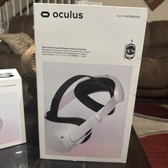 Oculus Quest 2 64GB VR Headset + Elite Strap with battery and carrying case