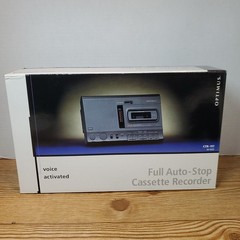 Optimus RadioShack Cassette Recorder w/ VOX Voice Activation CTR-117 New Sealed