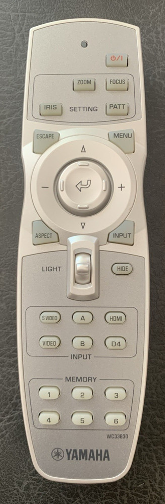 Yamaha WC33830 Remote Control, Used. Pro Cleaned & Tested