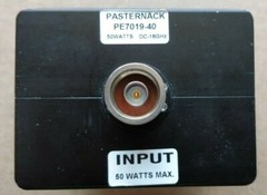 Pasternack PE7019-40 DC 18GHz, 40dB, 50W, 50 Ohm N-type coaxial Fixed Attenuator