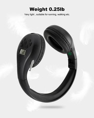 Wireless FM Radio Ear Muffs with Adjustable Headband – Perfect for Jogging
