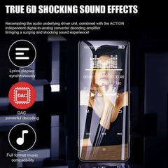 MP4/MP3 Player Support 128GB Bluetooth Lossless Music FM Radio Recorder Sport US