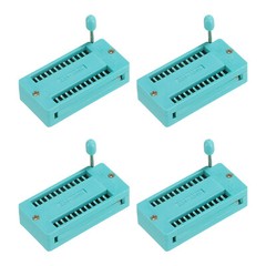 4Pcs Universal IC Test ZIF Socket 24 Pin 2.54mm Pitch