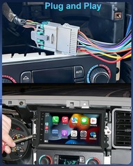 Plug Play Wireless Carplay Car Radio Stereo GPS For Ford F150 Mustang 2005-2009