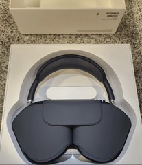 Apple AirPods Max Over-Ear Headphones (Blue/Black) w/ Smart Case, USB Cable, Box